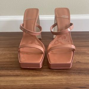 Jeffrey Campbell Hustler Heel in Dusty Pink